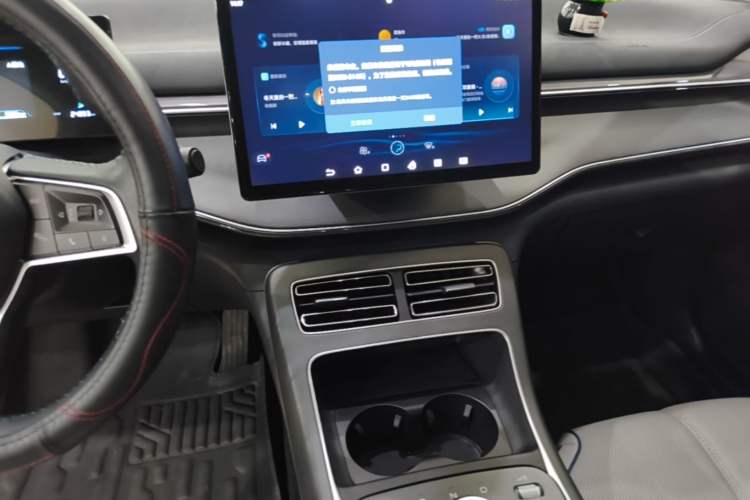 Used BYD Destroyer 05 2024 HONOR Edition DM-i 55KM Luxury Model Audio And AC Panel