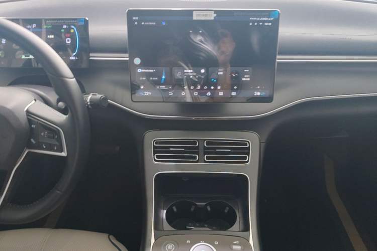 Used BYD Destroyer 05 2024 HONOR Edition DM-i 55KM Luxury Model Audio And AC Panel
