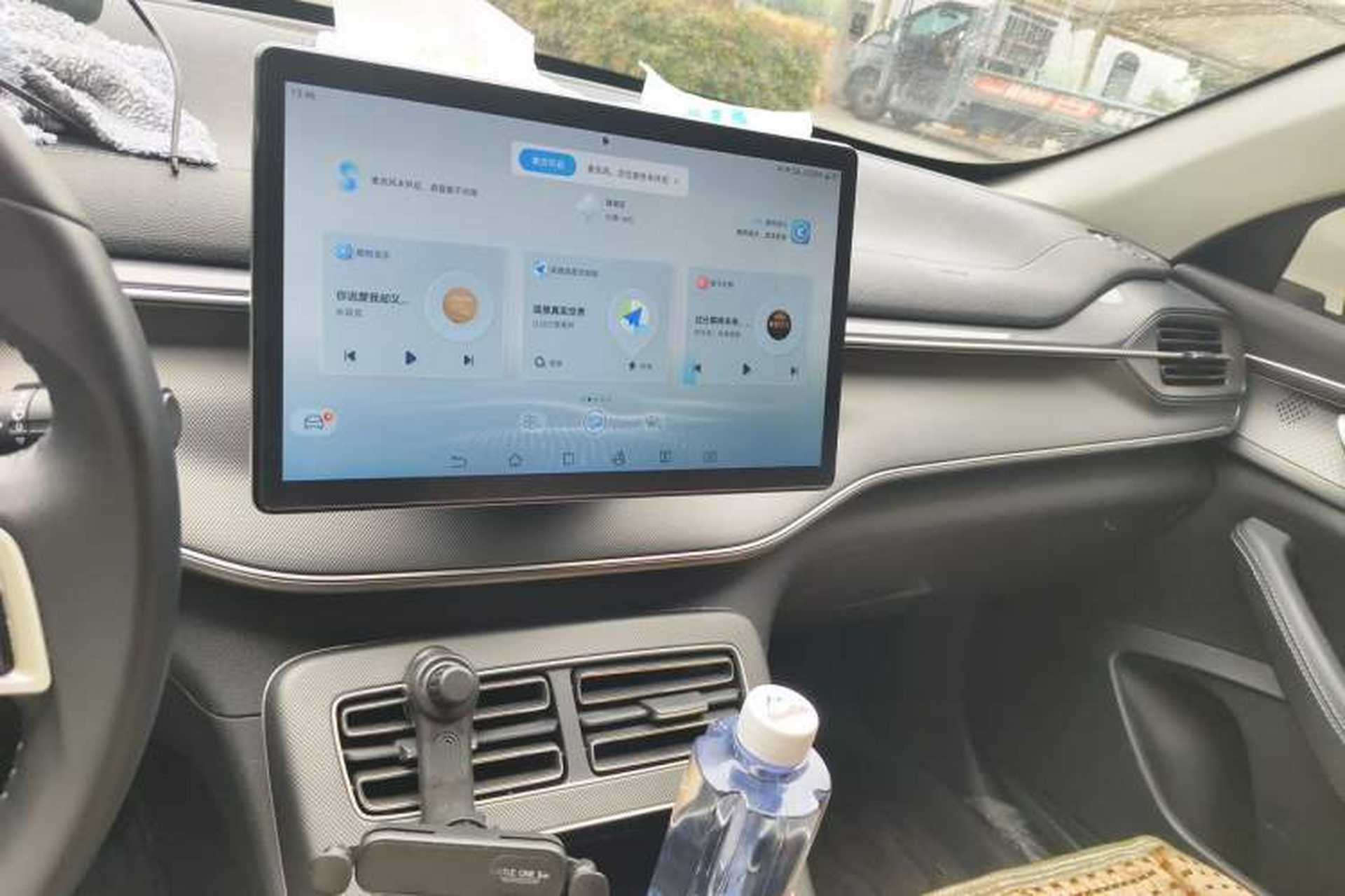 Used BYD Destroyer 05 2024 HONOR Edition DM-i 55KM Luxury Model Audio And AC Panel