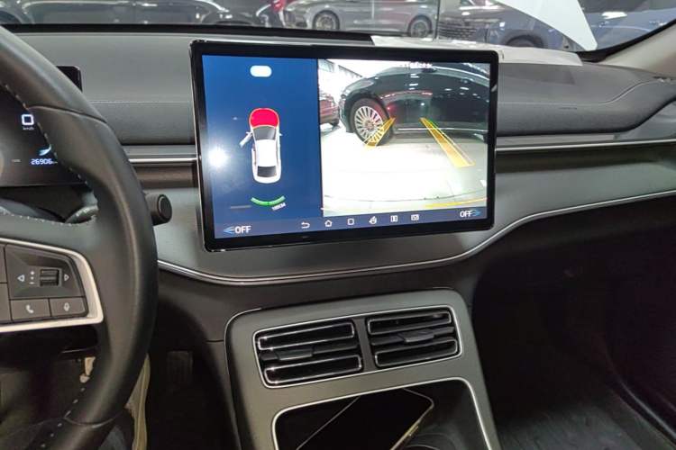 Used BYD Destroyer 05 2024 HONOR Edition DM-i 55KM Luxury Model Audio And AC Panel
