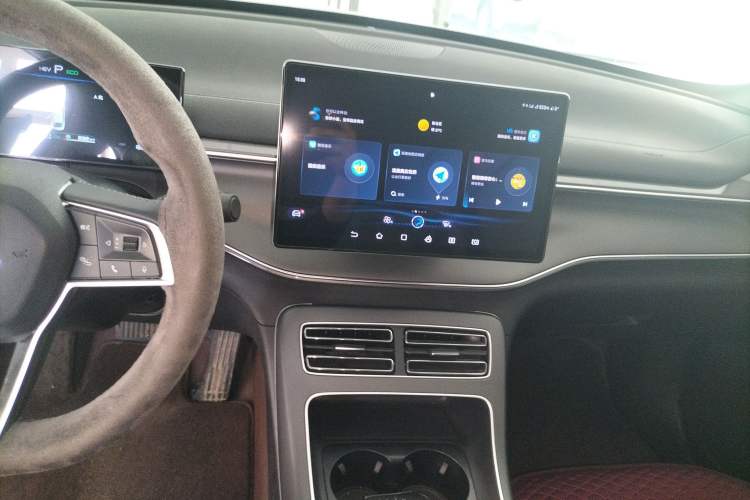 Used BYD Destroyer 05 2024 HONOR Edition DM-i 55KM Luxury Model Audio And AC Panel