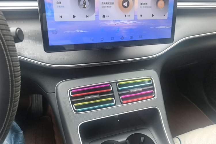 Used BYD Destroyer 05 2024 HONOR Edition DM-i 55KM Luxury Model Audio And AC Panel