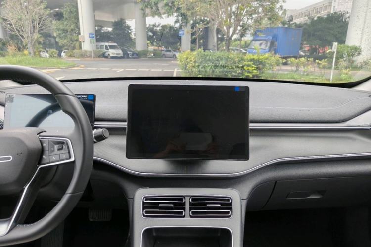 Used BYD Destroyer 05 2024 HONOR Edition DM-i 55KM Luxury Model Audio And AC Panel