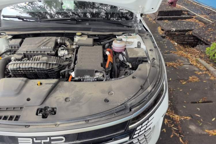 Used BYD Destroyer 05 2024 HONOR Edition DM-i 55KM Luxury Model Engine Bay Left