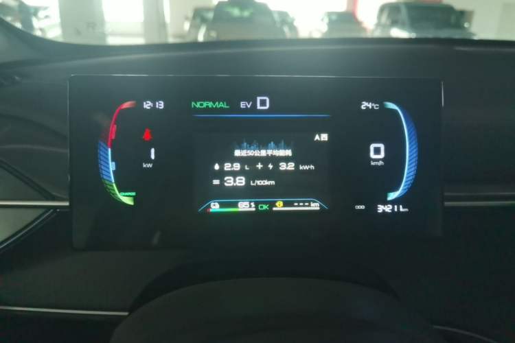 Used BYD Destroyer 05 2024 Honor Edition DM-i 120KM Luxury Model Instrument Cluster
