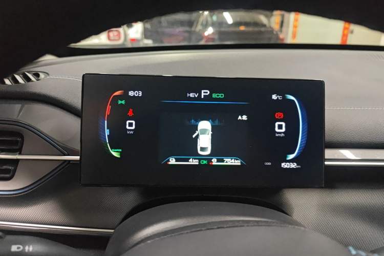 Used BYD Destroyer 05 2024 HONOR Edition DM-i 55KM Luxury Model Instrument Cluster
