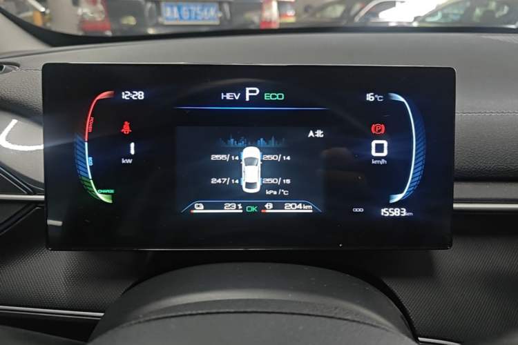 Used BYD Destroyer 05 2024 HONOR Edition DM-i 55KM Luxury Model Instrument Cluster