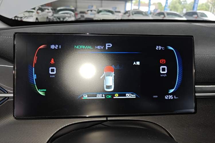 Used BYD Destroyer 05 2024 HONOR Edition DM-i 55KM Luxury Model Instrument Cluster