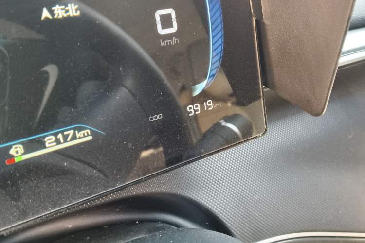Used BYD Destroyer 05 2024 HONOR Edition DM-i 55KM Luxury Model Odometer Close Up