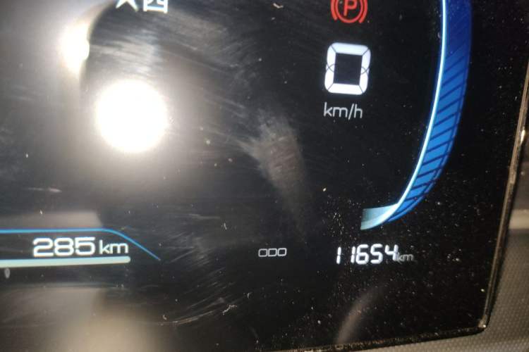 Used BYD Destroyer 05 2024 HONOR Edition DM-i 55KM Luxury Model Odometer Close Up