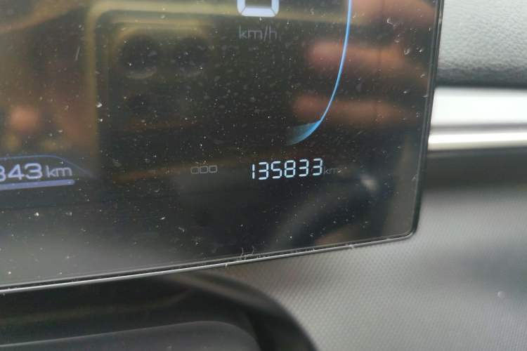 Used BYD Destroyer 05 2024 HONOR Edition DM-i 55KM Luxury Model Odometer Close Up