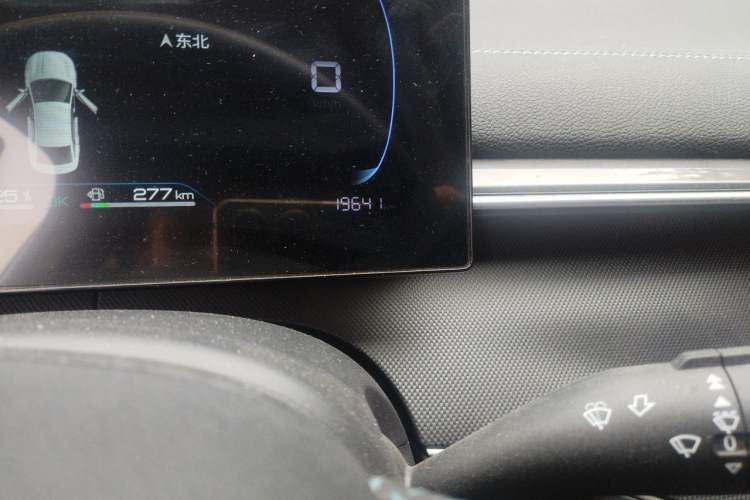 Used BYD Destroyer 05 2024 HONOR Edition DM-i 55KM Luxury Model Odometer Close Up