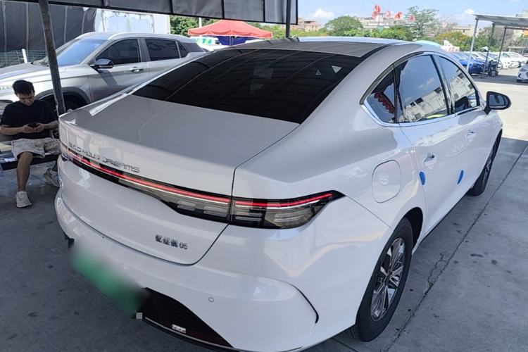 Used BYD Destroyer 05 2024 HONOR Edition DM-i 55KM Luxury Model Rear Right 45 Deg
