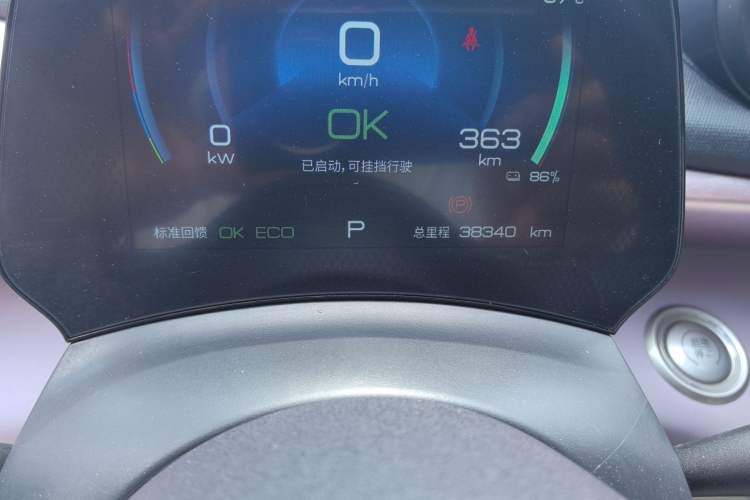 Used BYD Dolphin 2023 420 km Fashion Edition Odometer Close Up
