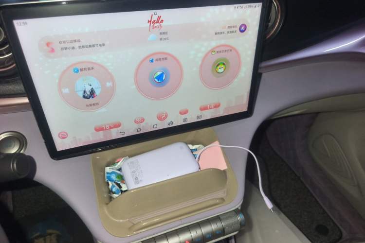 Used BYD Dolphin 2021 405 km Free Version Audio And AC Panel