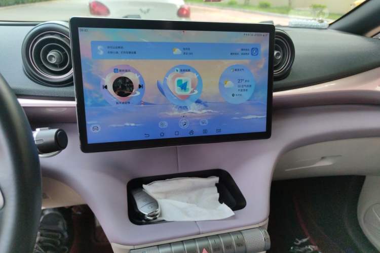 Used BYD Dolphin 2021 405 km Fashion Edition Audio And AC Panel