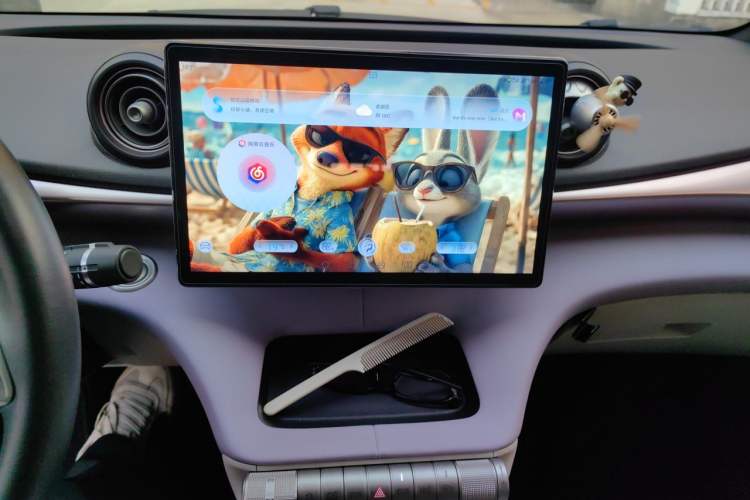 Used BYD Dolphin 2021 405 km Fashion Edition Audio And AC Panel