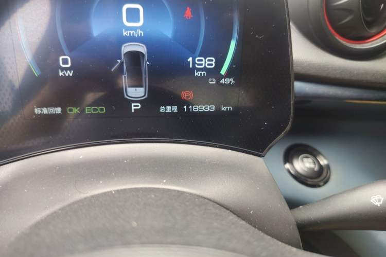 Used BYD Dolphin 2021 405 km Free Version Odometer Close Up