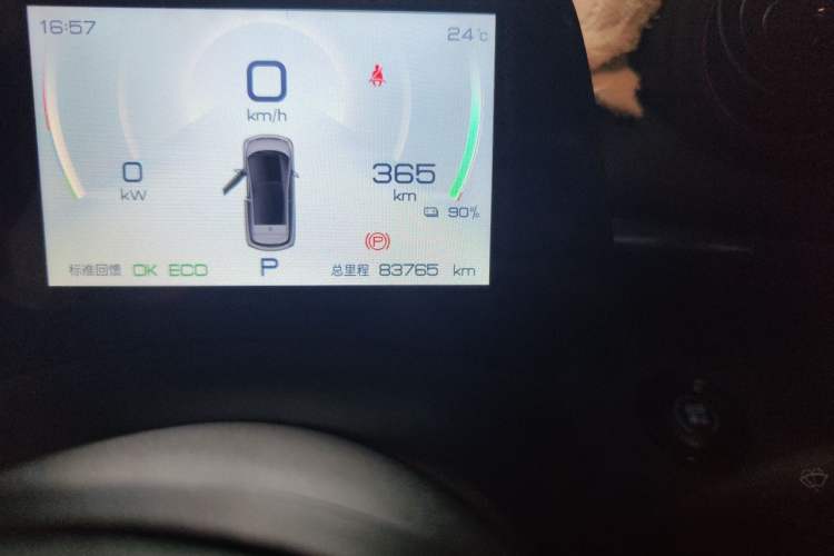 Used BYD Dolphin 2021 405 km Fashion Edition Odometer Close Up