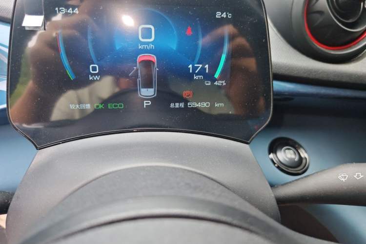 Used BYD Dolphin 2021 405 km Free Version Odometer Close Up