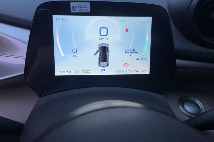 Used BYD Dolphin 2021 405 km Fashion Edition Odometer Close Up
