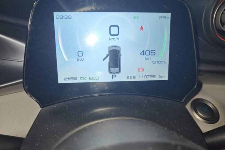 Used BYD Dolphin 2021 405 km Fashion Edition Odometer Close Up