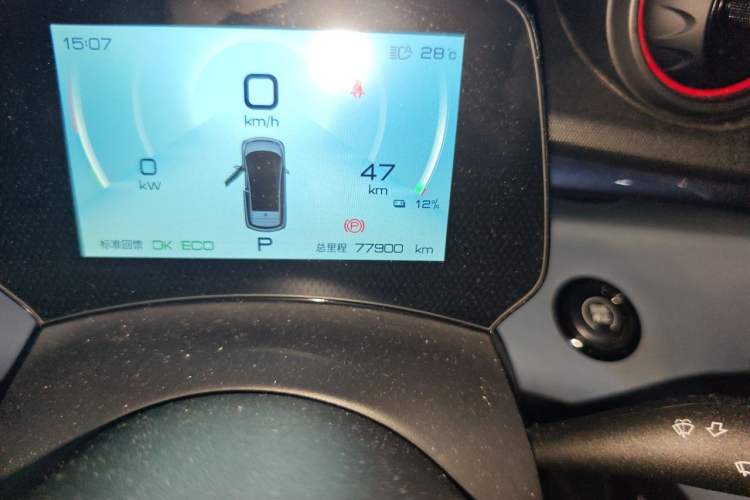 Used BYD Dolphin 2021 401km Knight Edition Odometer Close Up
