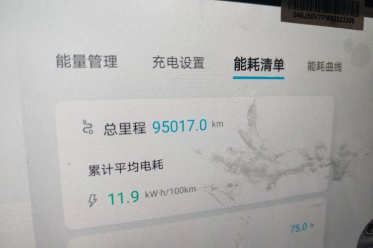 Used BYD Dolphin 2021 405 km Free Version Odometer Close Up