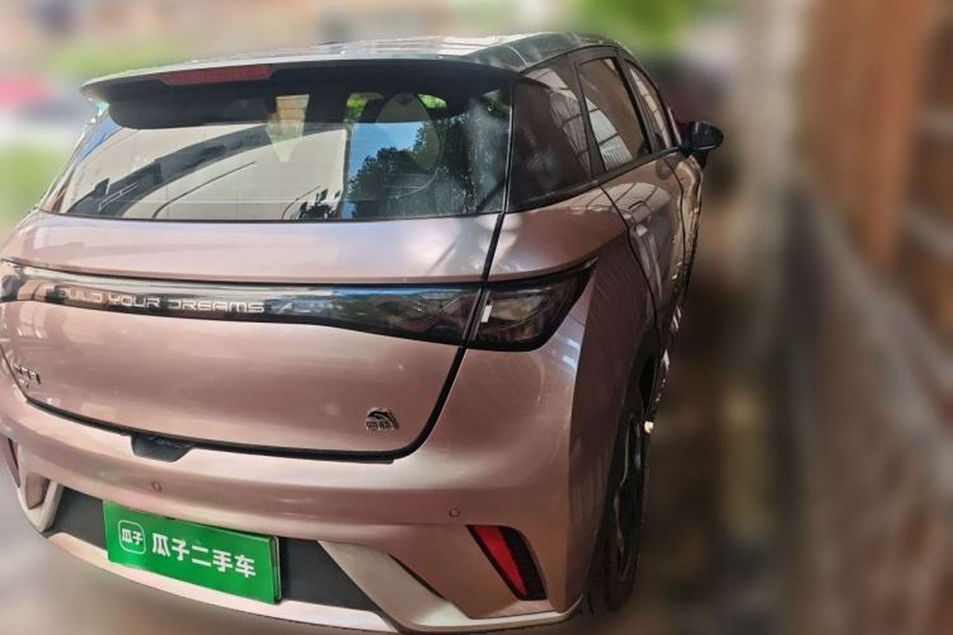 Used BYD Dolphin 2021 405 km Fashion Edition Rear Right 45 Deg