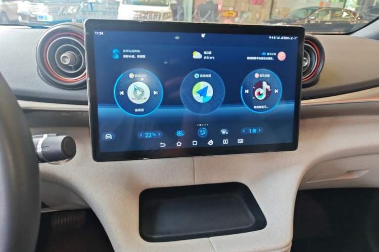 Used BYD Dolphin 2021 405 km Fashion Edition Audio And AC Panel