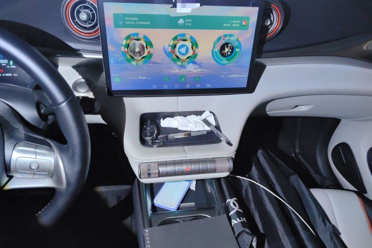 Used BYD Dolphin 2021 405 km Fashion Edition Audio And AC Panel