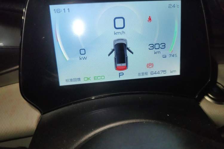 Used BYD Dolphin 2021 405 km Fashion Edition Odometer Close Up