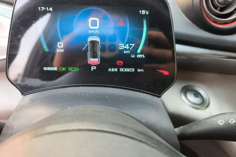 Used BYD Dolphin 2021 405 km Fashion Edition Odometer Close Up