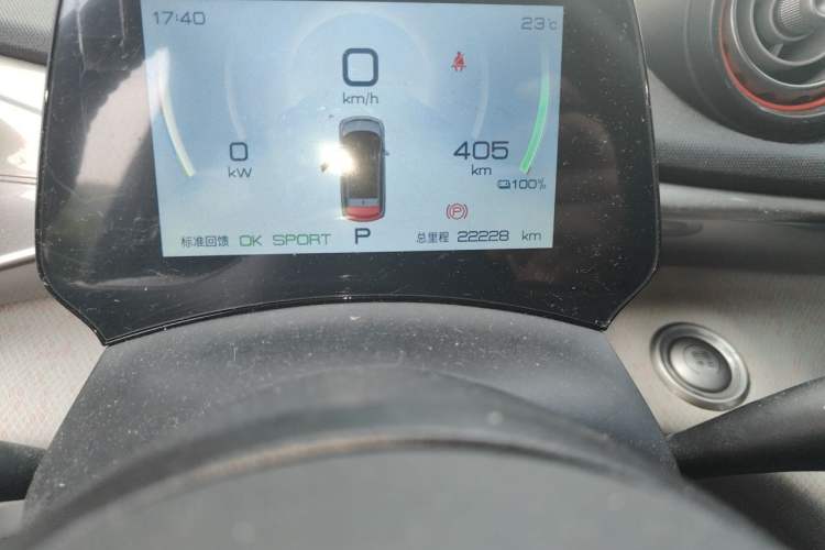 Used BYD Dolphin 2021 405 km Fashion Edition Odometer Close Up