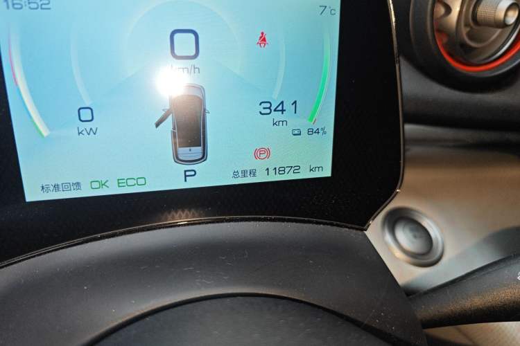 Used BYD Dolphin 2021 405 km Fashion Edition Odometer Close Up