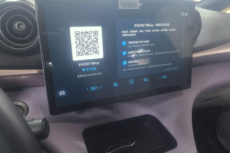 Used BYD Dolphin 2021 405 km Fashion Edition Audio And AC Panel