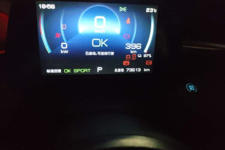 Used BYD Dolphin 2021 405 km Fashion Edition Odometer Close Up