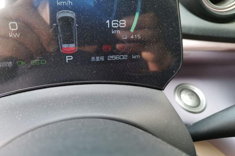 Used BYD Dolphin 2021 405 km Free Version Odometer Close Up