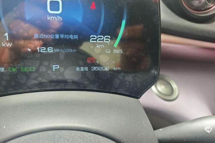 Used BYD Dolphin 2021 405 km Fashion Edition Odometer Close Up