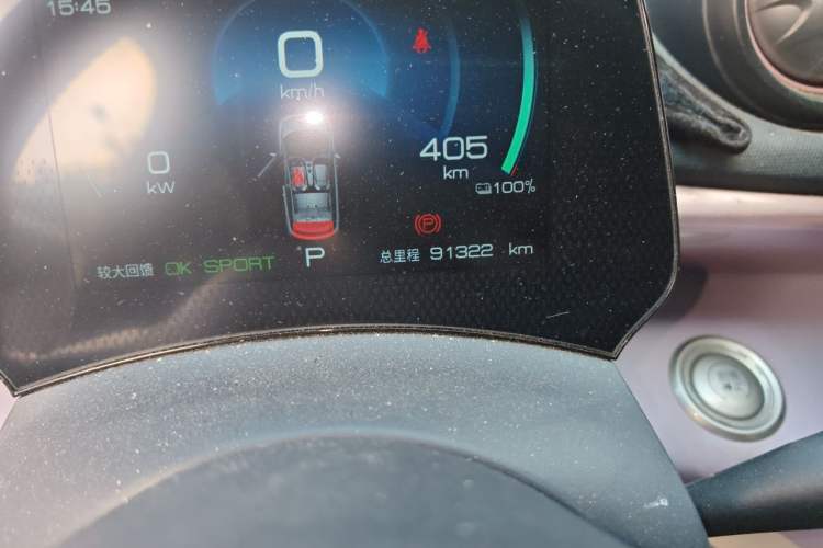 Used BYD Dolphin 2021 405 km Free Version Odometer Close Up