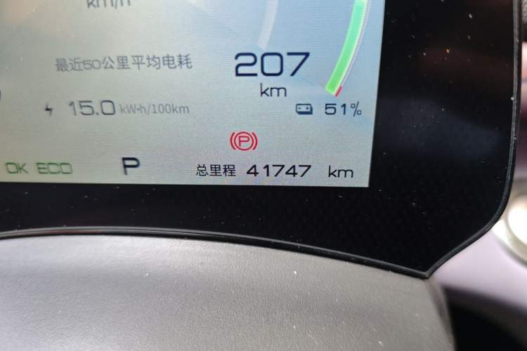Used BYD Dolphin 2021 405 km Fashion Edition Odometer Close Up
