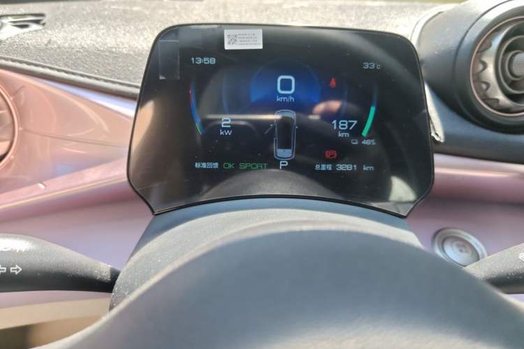 Used BYD Dolphin 2021 405 km Fashion Edition Odometer Close Up