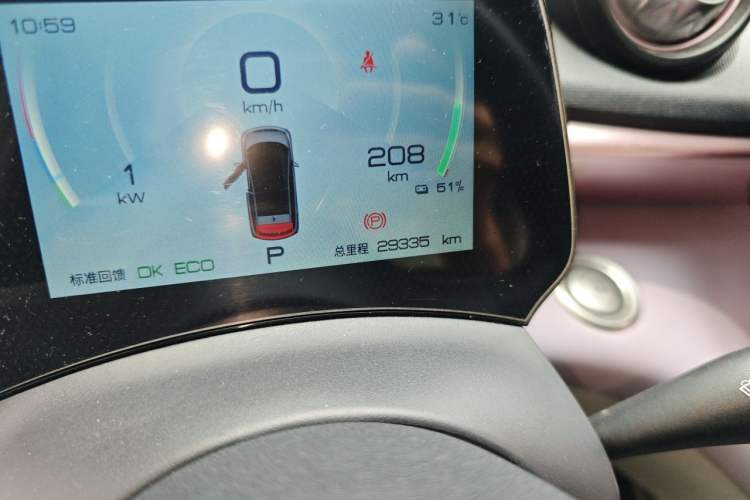Used BYD Dolphin 2021 405 km Free Version Odometer Close Up