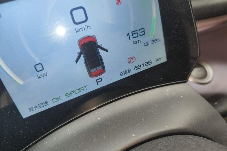 Used BYD Dolphin 2021 405 km Fashion Edition Odometer Close Up