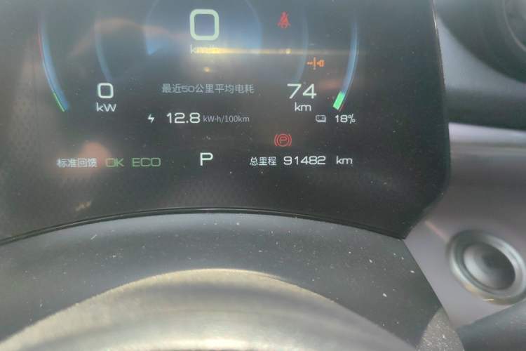 Used BYD Dolphin 2021 405 km Fashion Edition Odometer Close Up