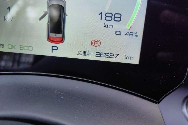 Used BYD Dolphin 2021 405 km Fashion Edition Odometer Close Up