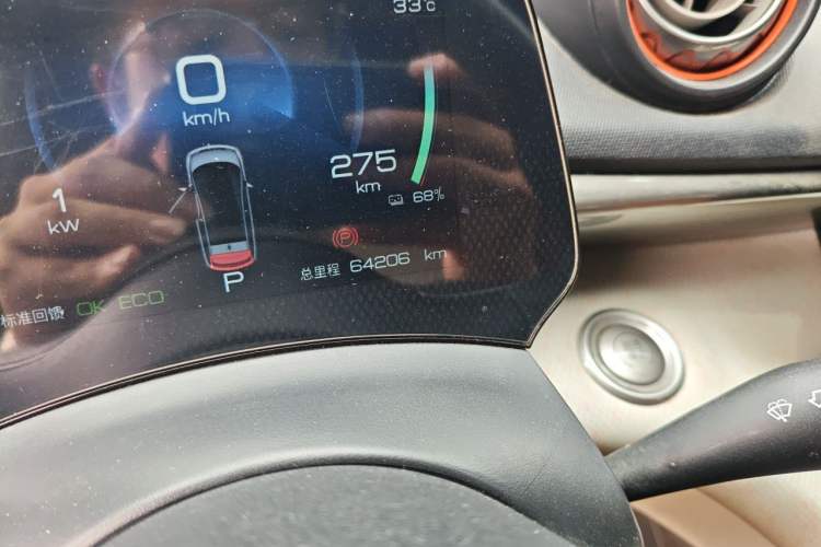 Used BYD Dolphin 2021 405 km Fashion Edition Odometer Close Up