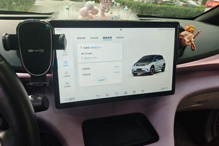 Used BYD Dolphin 2021 401km Knight Edition Audio And AC Panel
