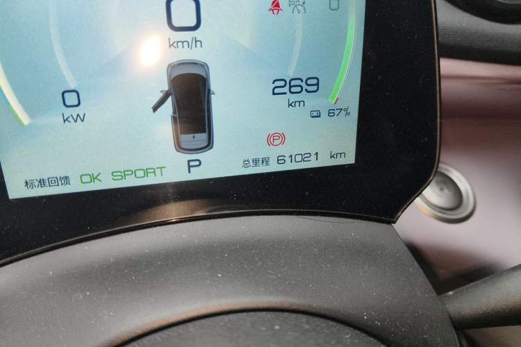 Used BYD Dolphin 2021 401km Knight Edition Odometer Close Up