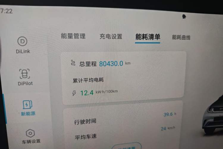 Used BYD Dolphin 2021 401km Knight Edition Odometer Close Up